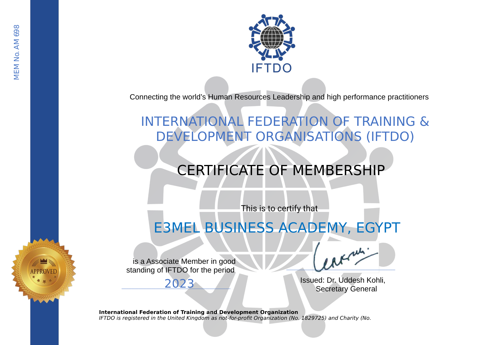 الاتحاد الدولي لمنظمات التدريب والتطوير - IFTDO